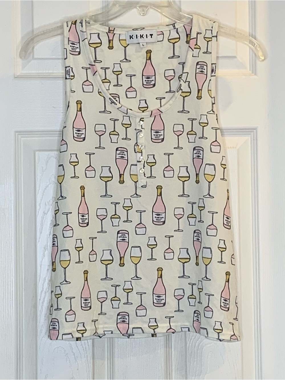 KIKIT Wine/Champagne Sleep Tank Size Large